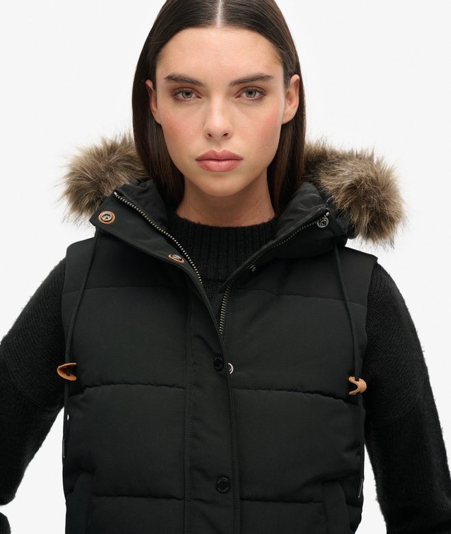 Superdry Everest Faux Fur Gilet