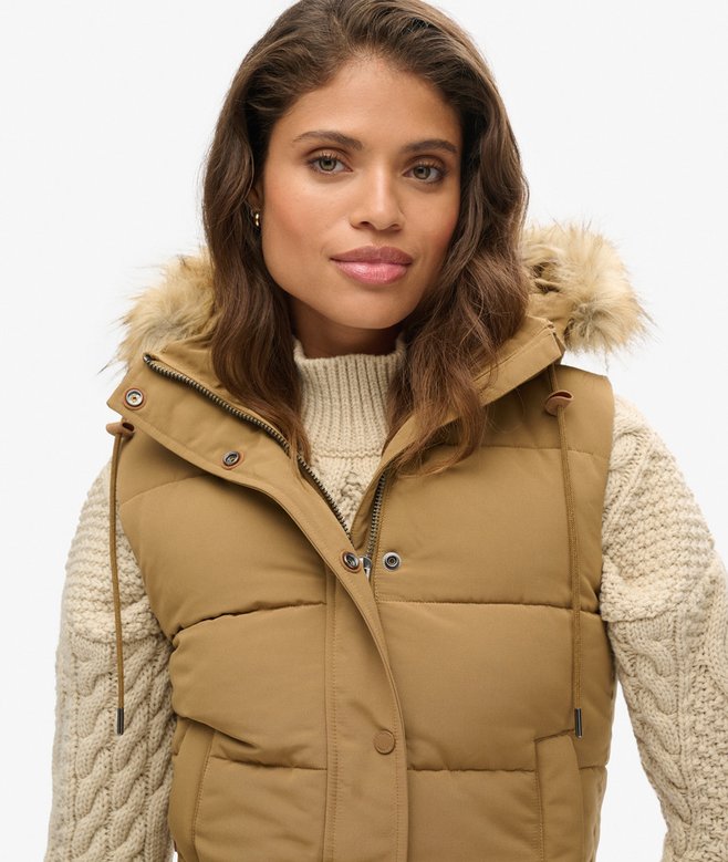 Superdry Everest Faux Fur Gilet