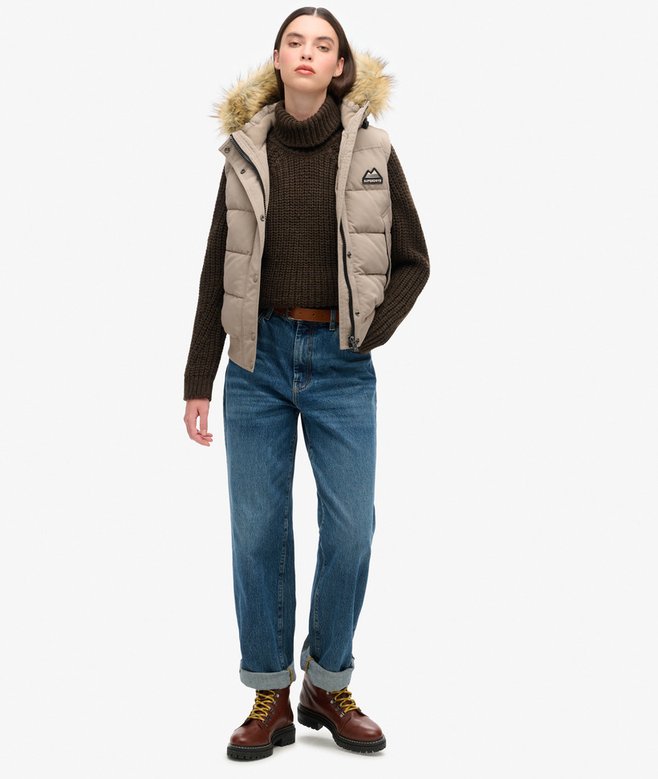 Superdry Everest Faux Fur Gilet