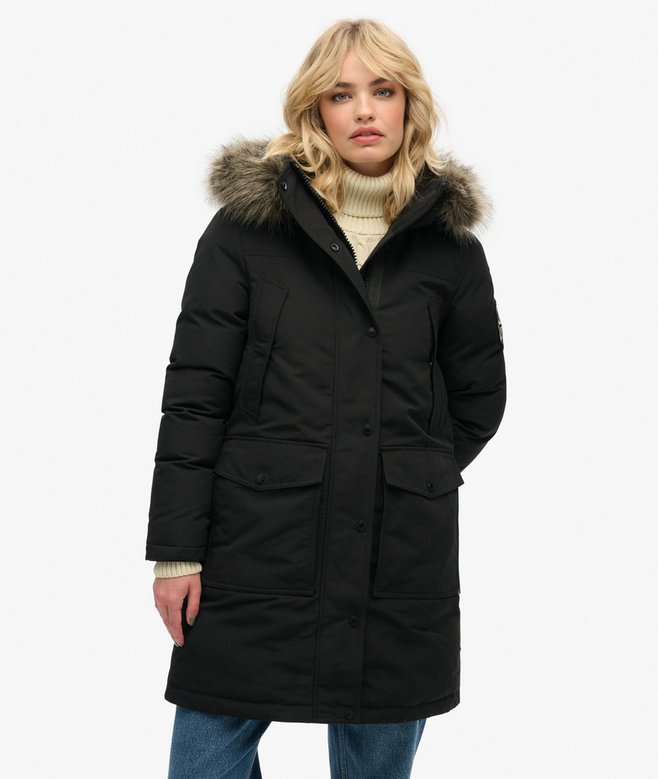 Superdry Everest Faux Fur Parka Coat