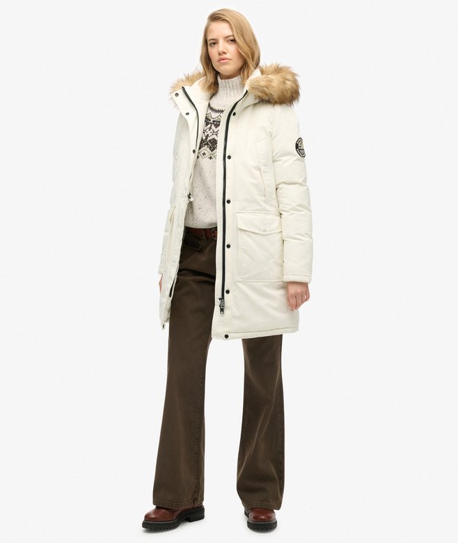 Superdry Everest Faux Fur Parka Coat