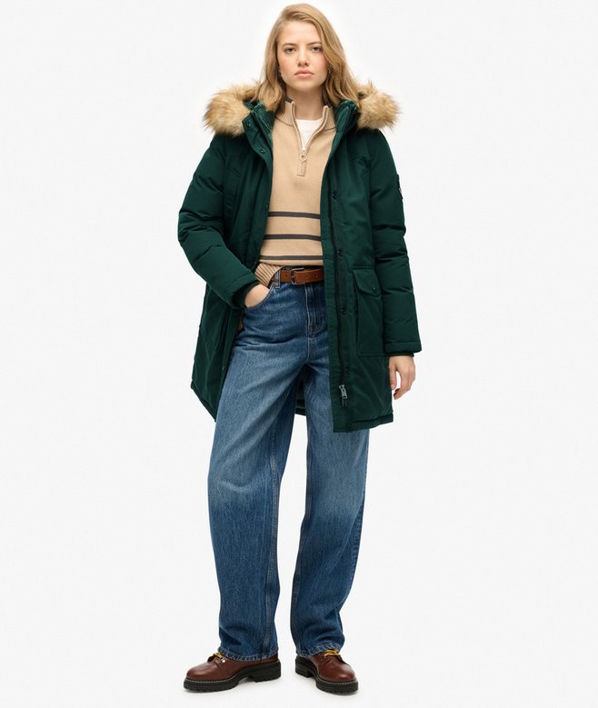 Superdry Everest Faux Fur Parka Coat