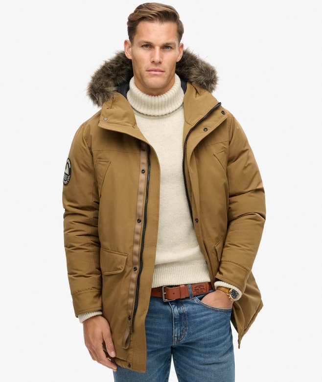 superdry Everest Faux Fur Parka Jacket