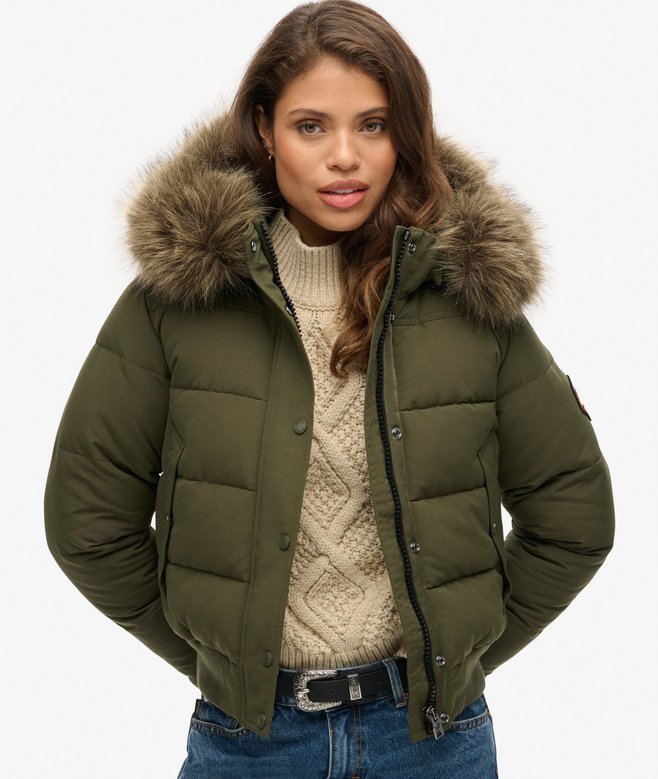 superdry Everest Hooded Bomber Jacket
