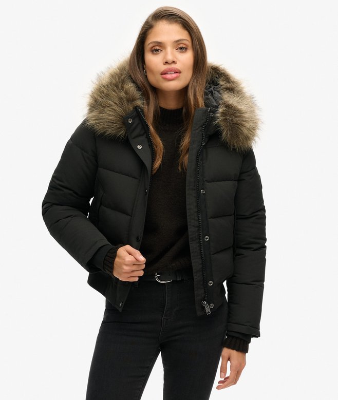 superdry Everest Hooded Bomber Jacket