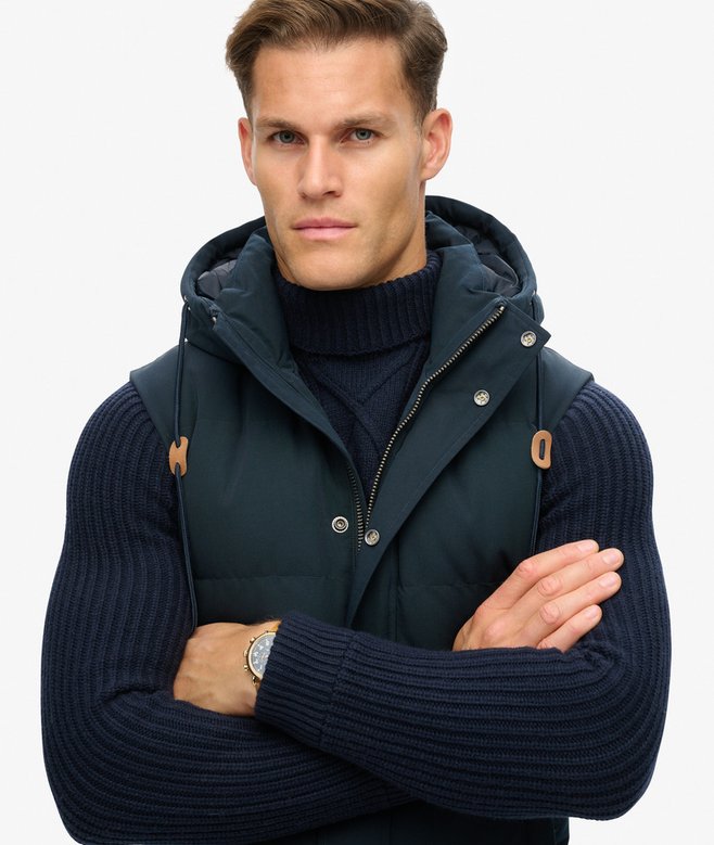 Superdry Everest Hooded Puffer Gilet