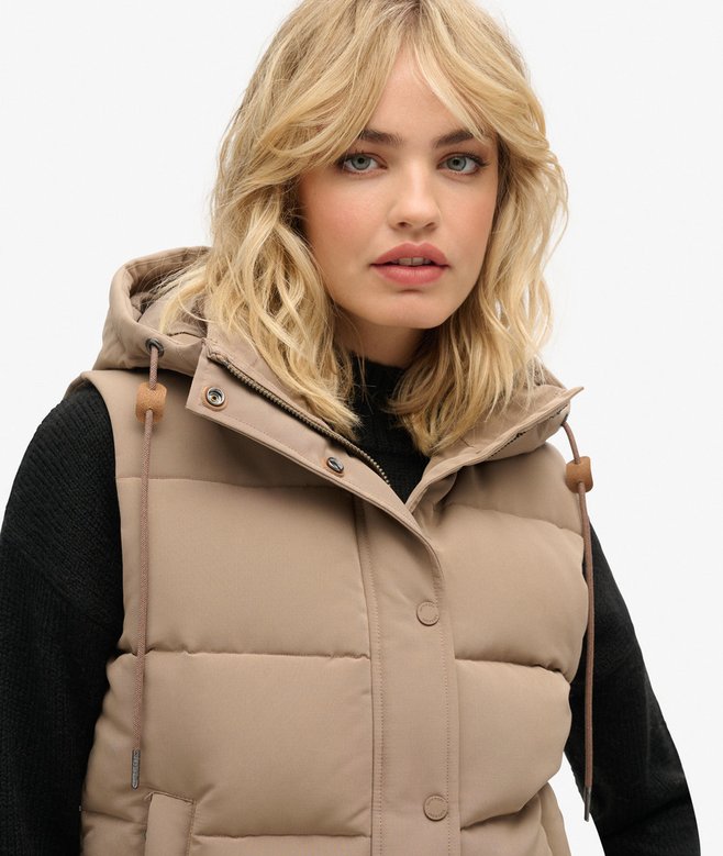 Superdry Everest Hooded Puffer Gilet