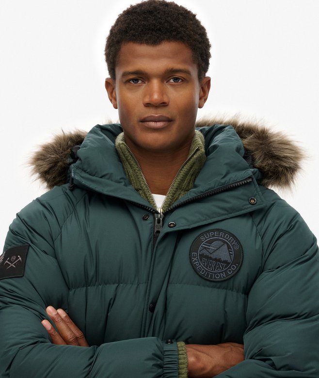 Superdry Everest Longline Baffled Parka