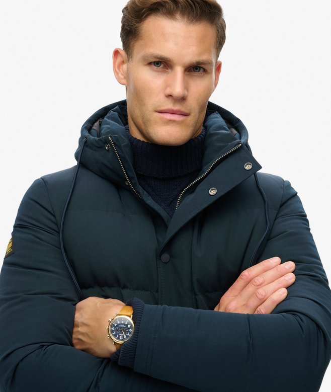 superdry Everest Short Hooded Puffer Jacket