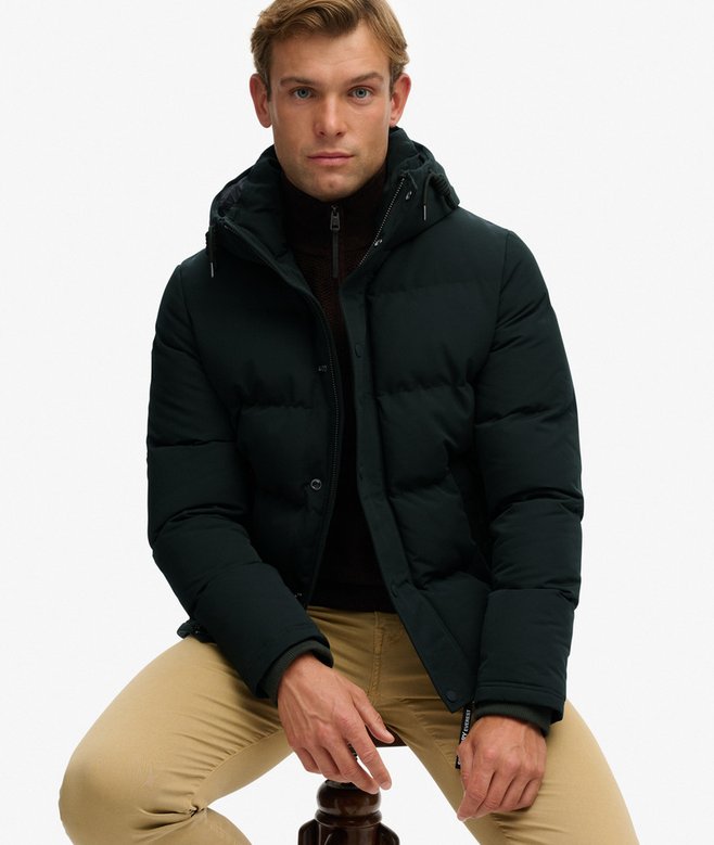 superdry Everest Short Hooded Puffer Jacket