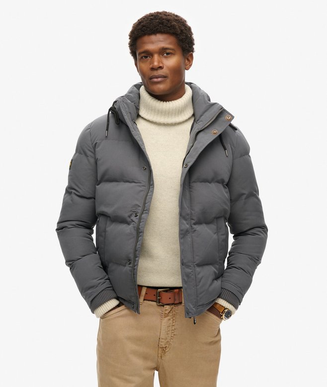 superdry Everest Short Hooded Puffer Jacket