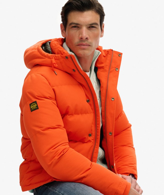 superdry Everest Short Hooded Puffer Jacket