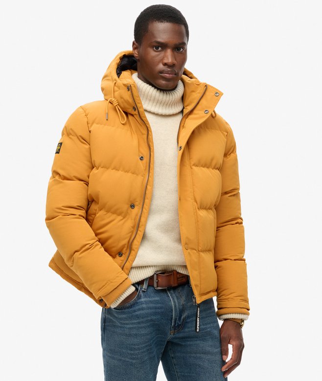 superdry Everest Short Hooded Puffer Jacket
