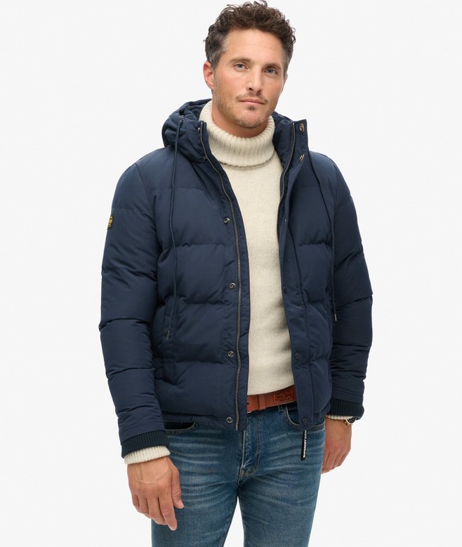superdry Everest Short Hooded Puffer Jacket