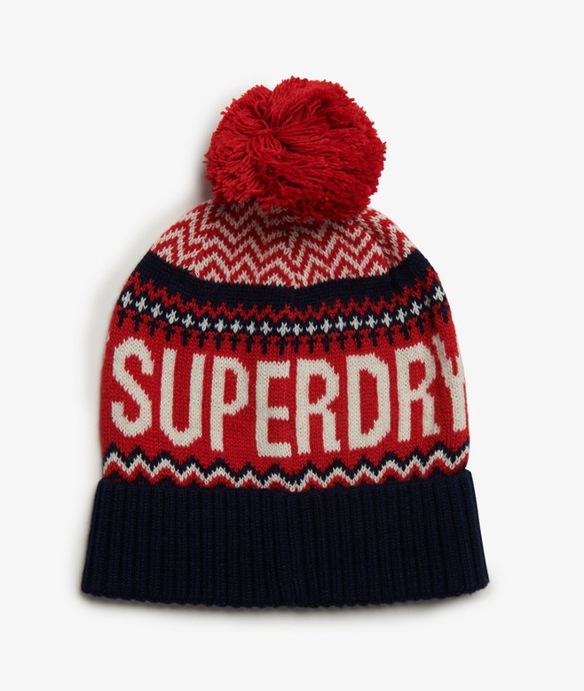 superdry Fairisle Beanie Hat
