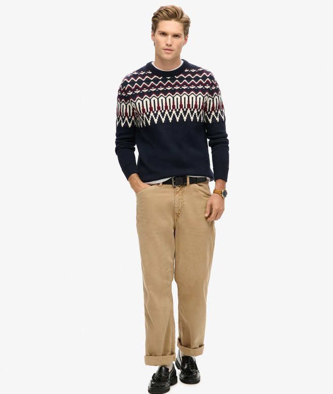 Superdry Fairisle Knit Crew Jumper