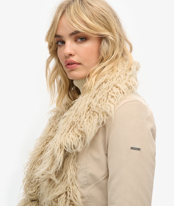 Superdry Faux Fur Lined Afghan Coat