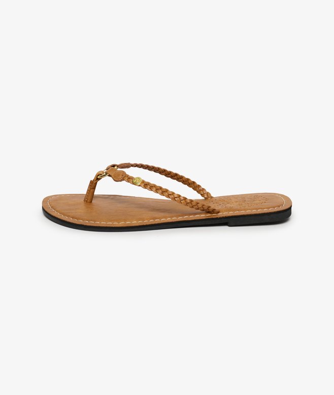 Superdry Faux Leather Braided Flip Flop