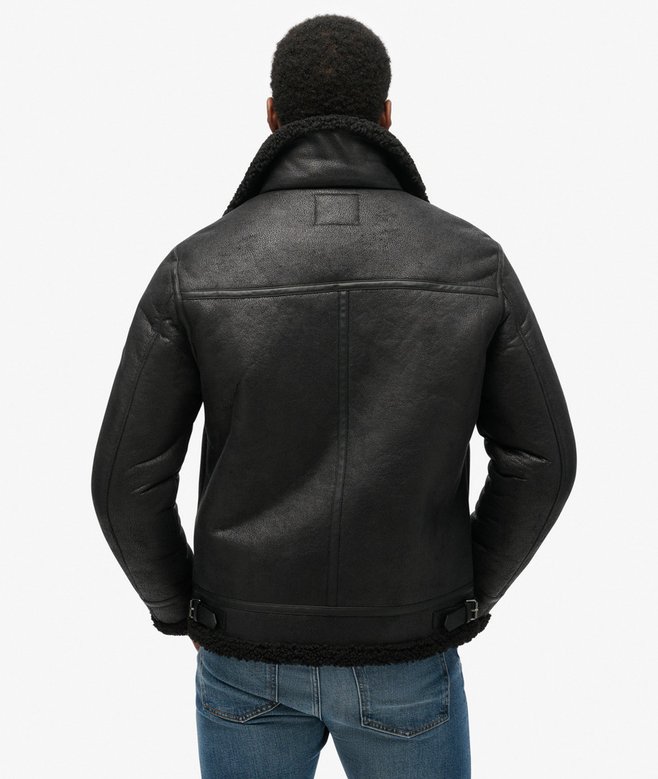 Superdry Faux Shearling Aviator Jacket