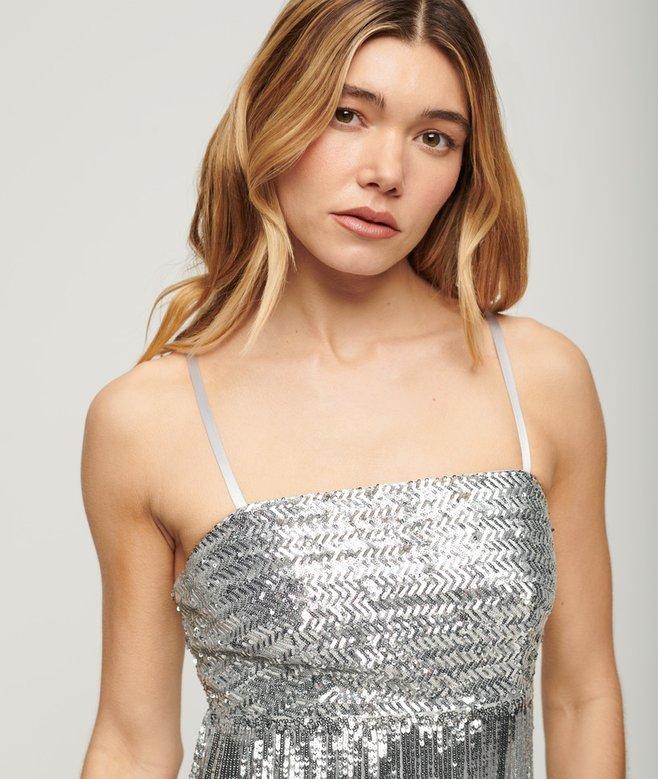 Superdry Fringe Cami Mini Dress