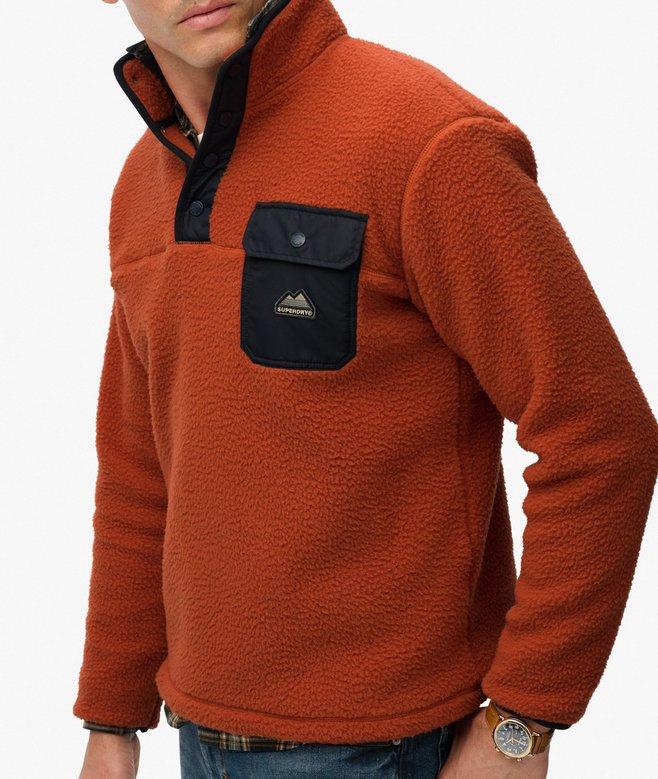 Superdry Fuji Popper Neck Fleece