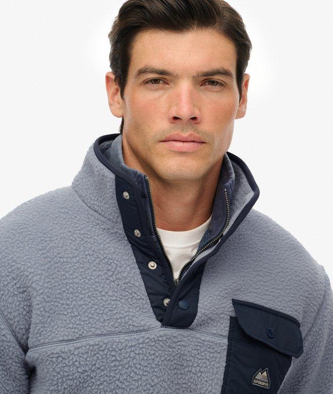 Superdry Fuji Popper Neck Fleece