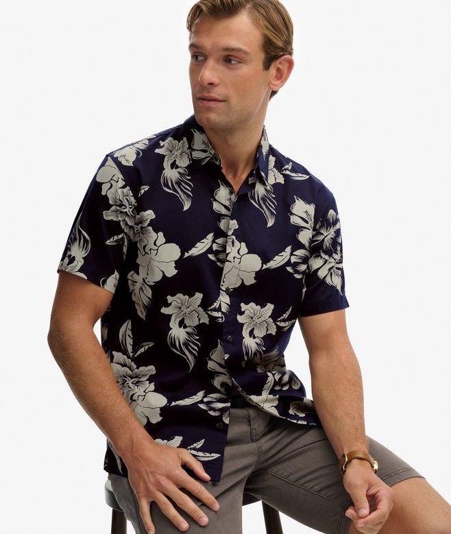 superdry Hawaiian Printed Shirt