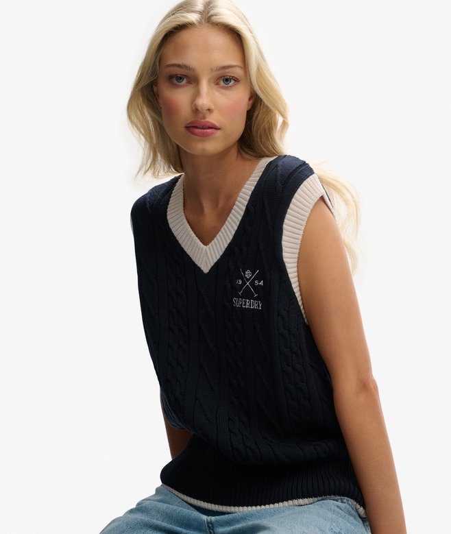 superdry Heritage Knitted Tank