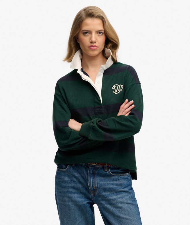 Superdry Heritage Stripe Rugby Top