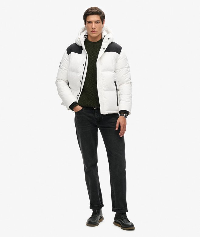 Superdry Hooded Box Quilt Puffer Jacket