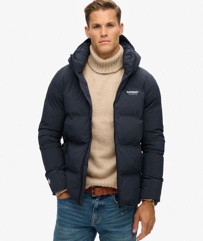 superdry Hooded Boxy Puffer Jacket