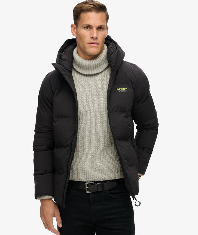 superdry Hooded Boxy Puffer Jacket