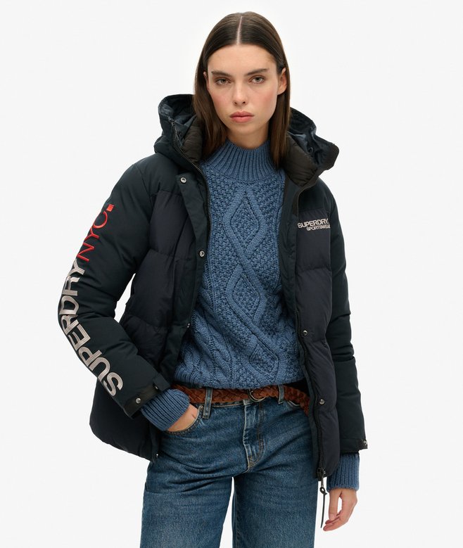 superdry Hooded City Padded Wind Parka Jacket