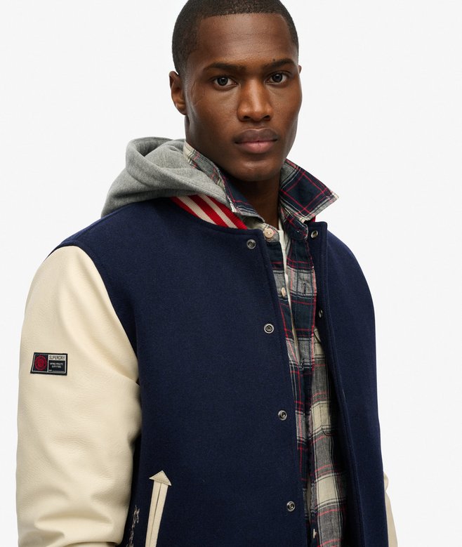 Superdry Hooded College Bomber Jacket