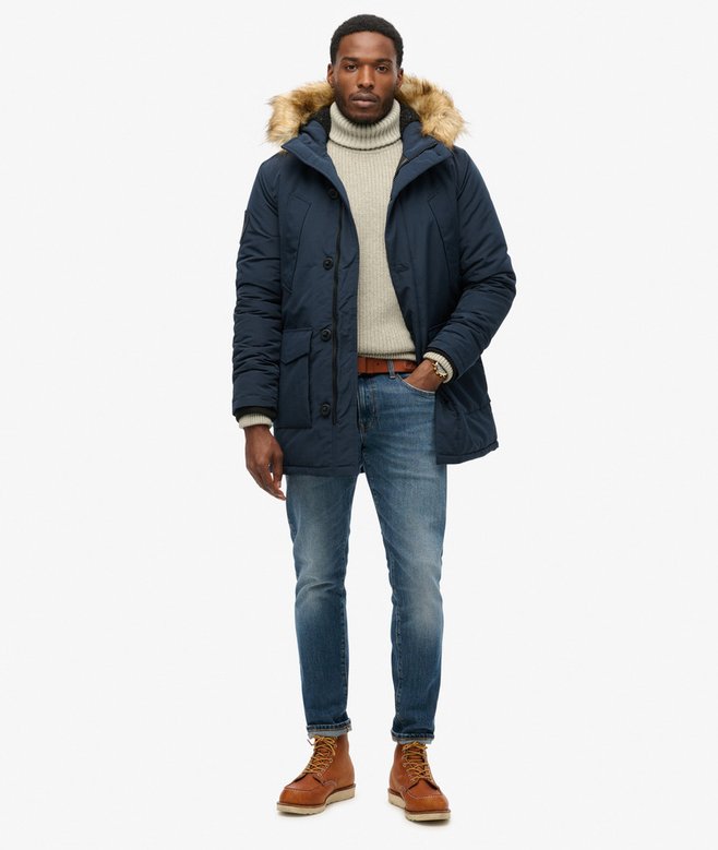 Superdry Hooded Everest Faux Fur Parka