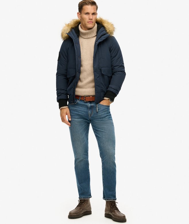 Superdry Hooded Everest Puffer Bomber Jacket