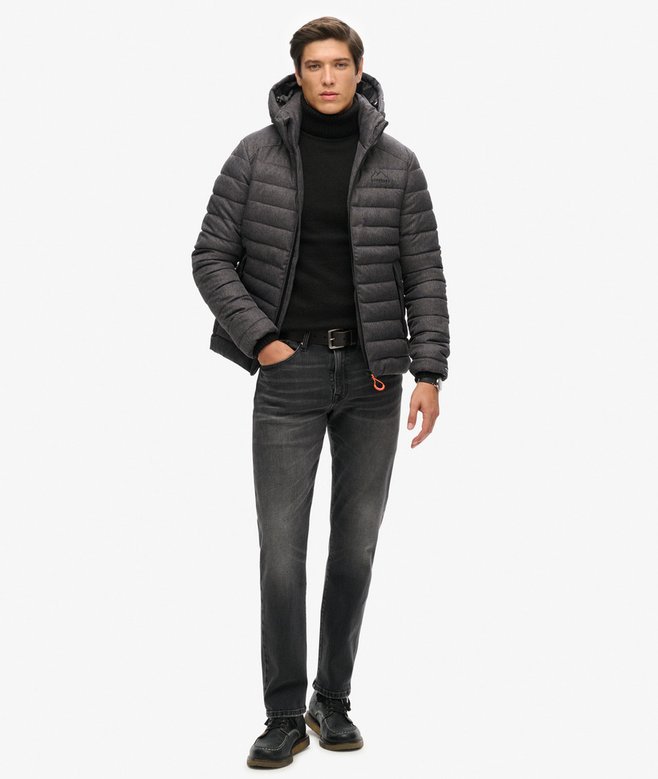 Superdry Hooded Fuji Herringbone Jacket