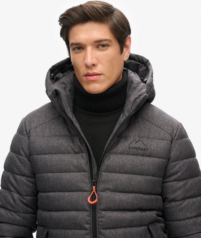 Superdry Hooded Fuji Herringbone Jacket