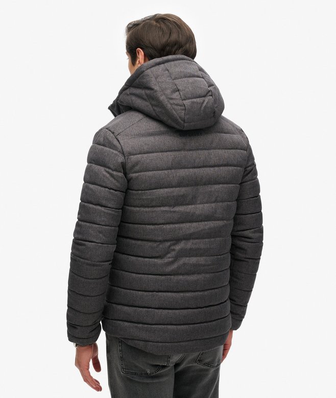 Superdry Hooded Fuji Herringbone Jacket