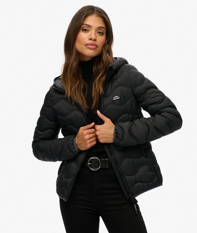 superdry Hooded Fuji Lite Wave Padded Jacket