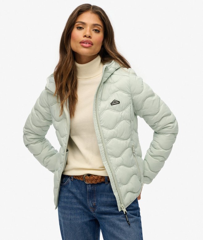 superdry Hooded Fuji Lite Wave Padded Jacket