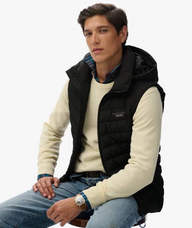 Superdry Hooded Fuji Padded Gilet
