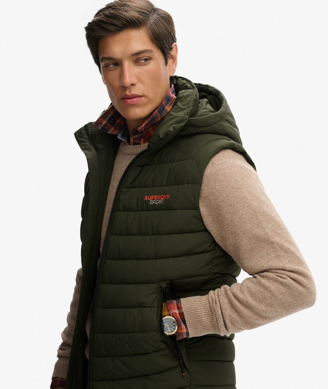 Superdry Hooded Fuji Padded Gilet