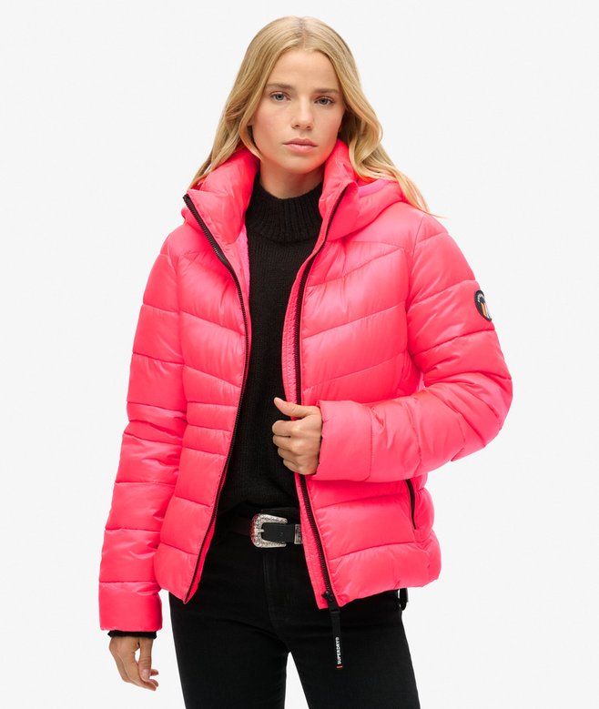 superdry Hooded Fuji Quilted Padded Jacket