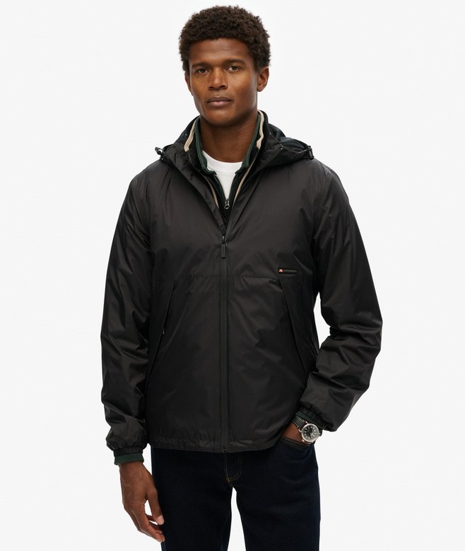 superdry Hooded Logo Windbreaker Jacket
