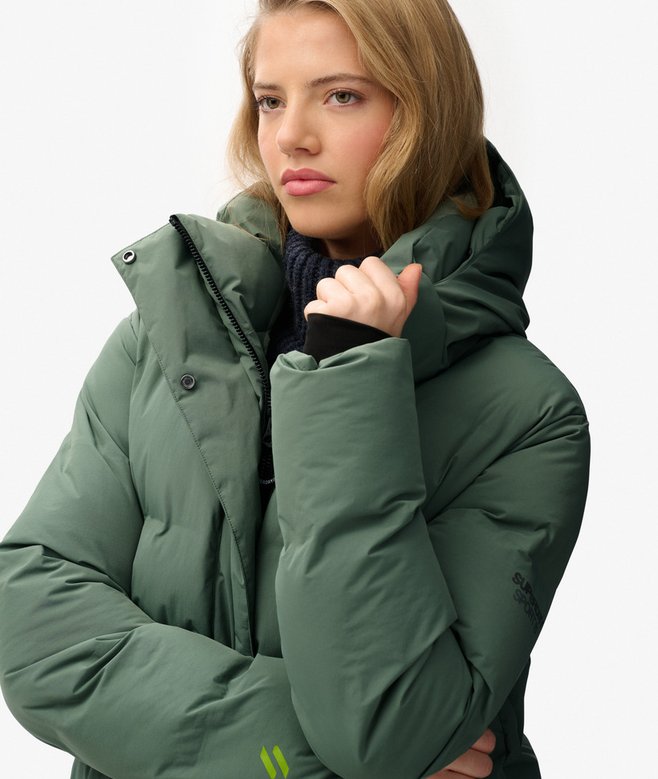 Superdry Hooded Longline Puffer Jacket