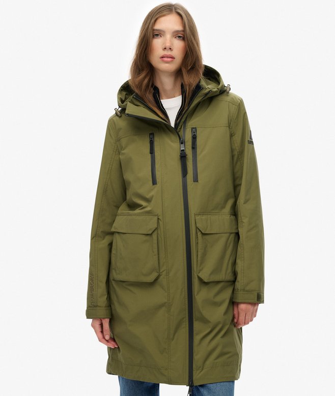 Superdry Hooded Longline Shell Parka