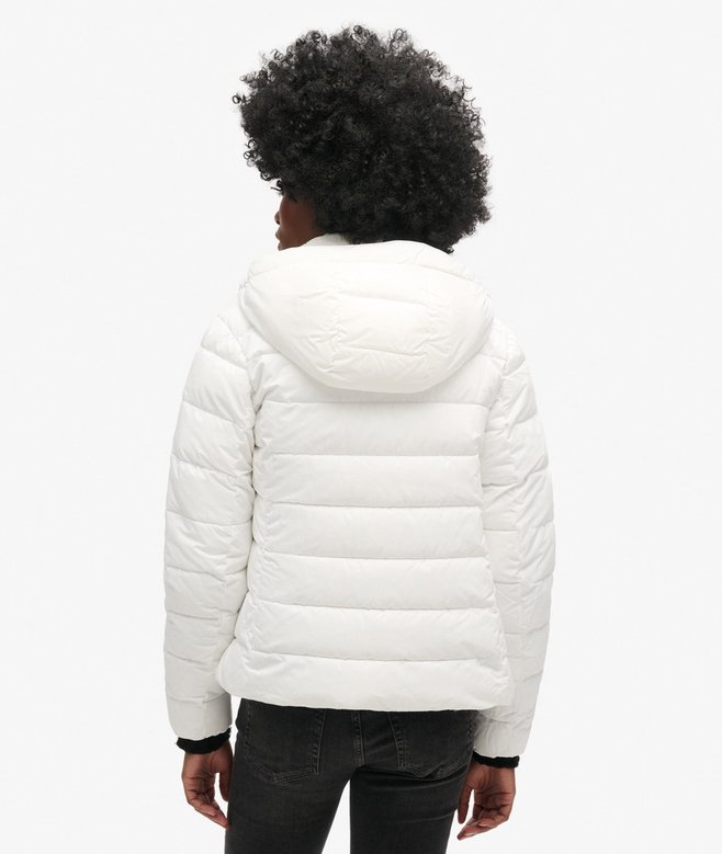 Superdry Hooded Microfibre Padded Jacket