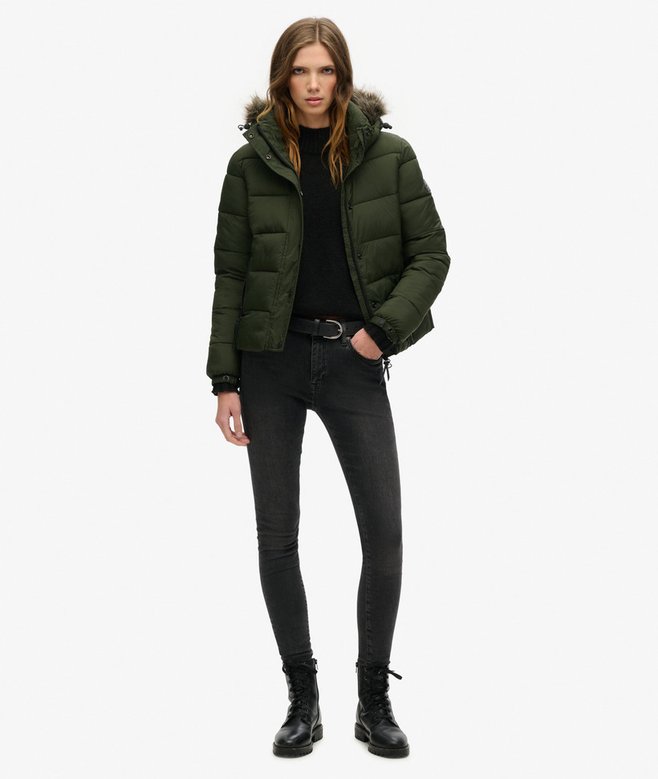 Superdry Hooded Mid Layer Short Jacket