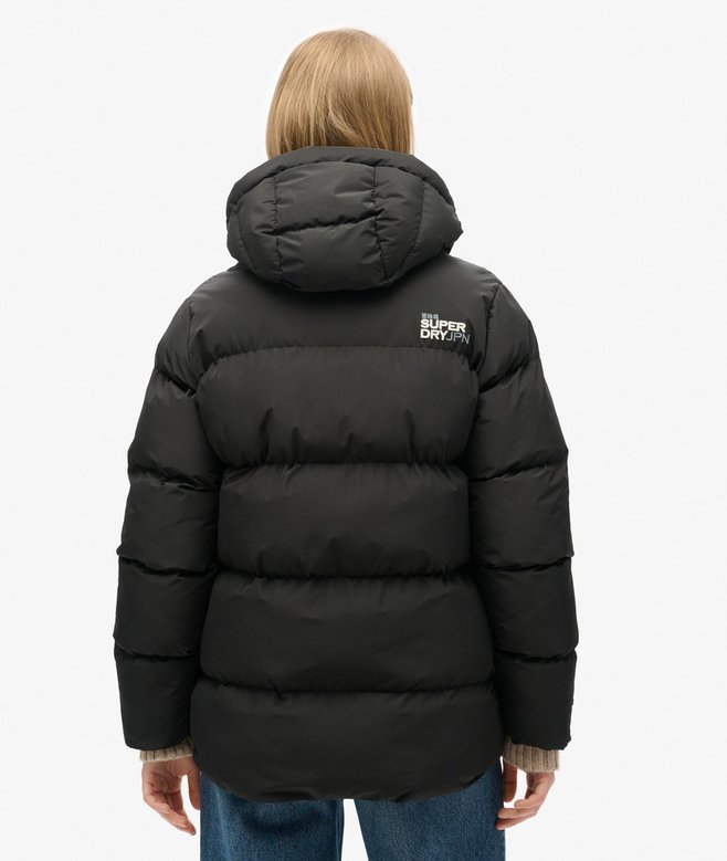 Superdry Hooded Mid Length Sports Puffer Jacket